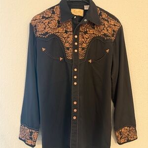 Scully Small Men Black Legends Gunfighter Long Sleeve Western